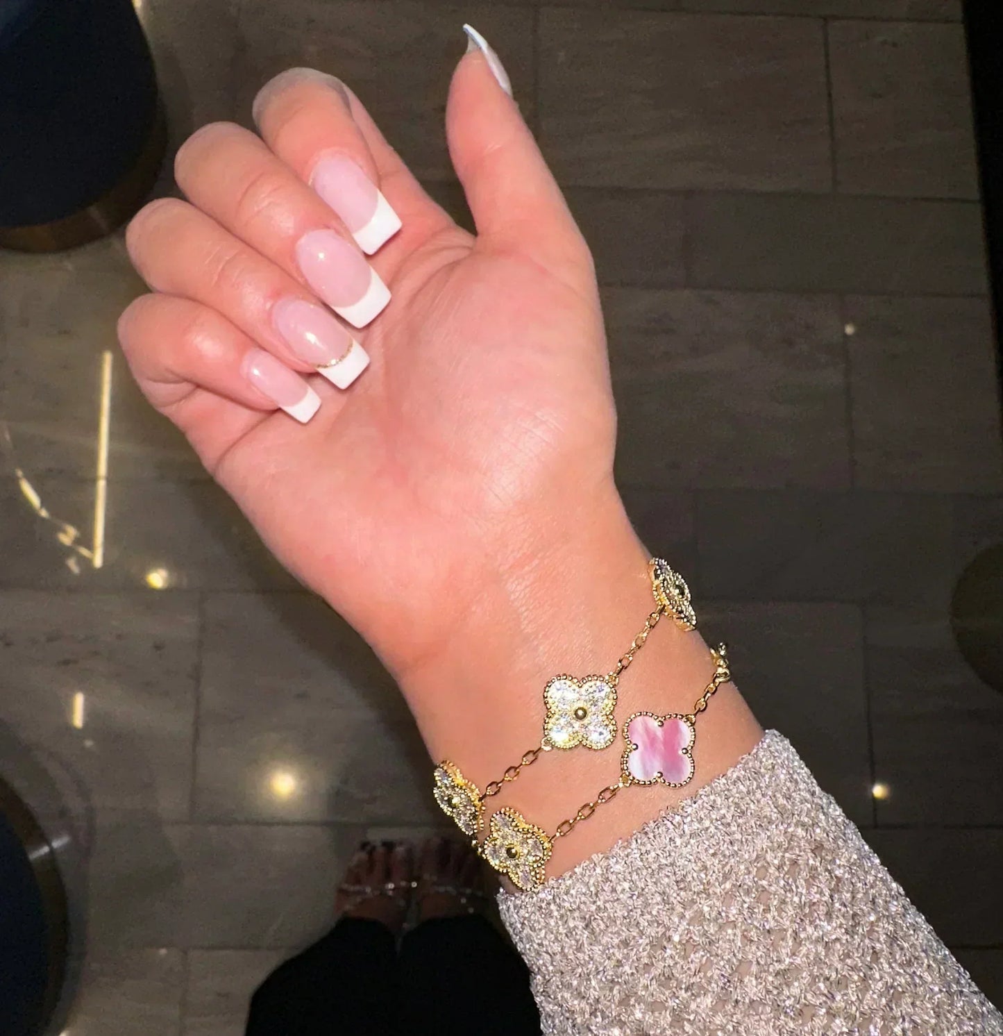 Clover Bracelet | Crystal