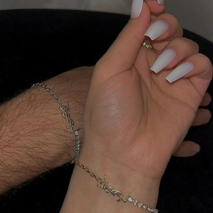 Saint Luxe Diamond Bracelet | Gold