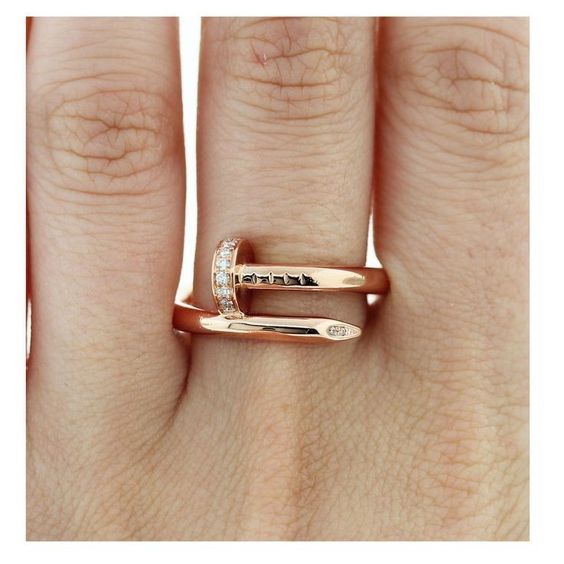 Nail Ring Deluxe | Rose Gold