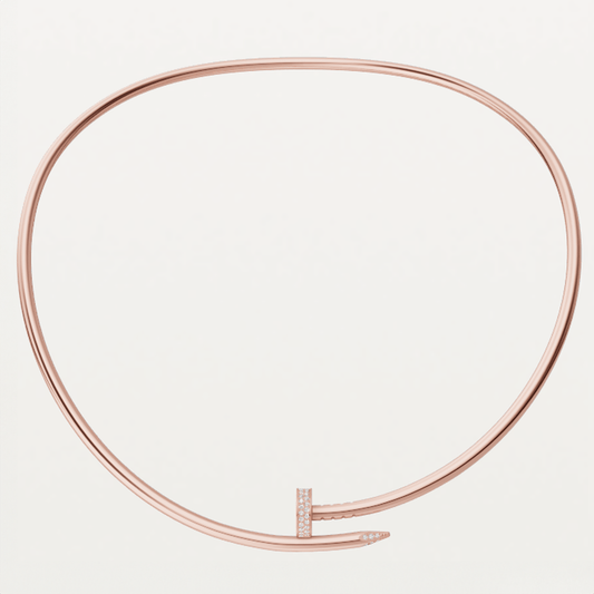 Ash Anne Diamond Necklace | Rose Gold