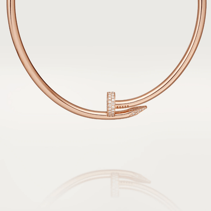 Ash Emilia Necklace | Rose Gold with Diamonds (Large)