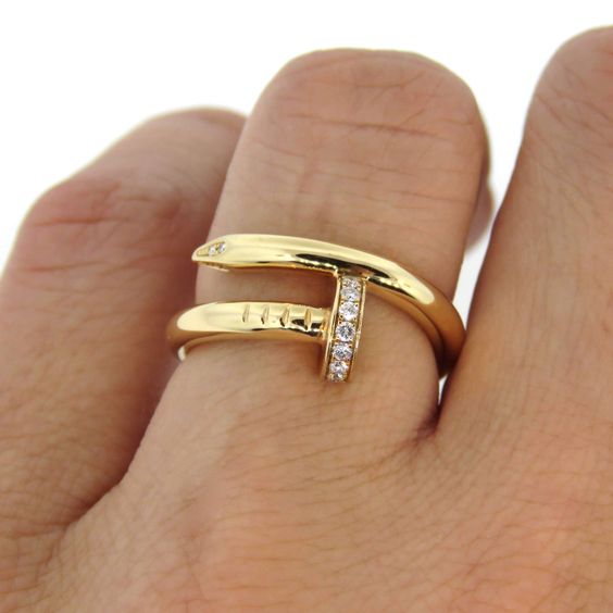 Nail Ring Deluxe | Gold