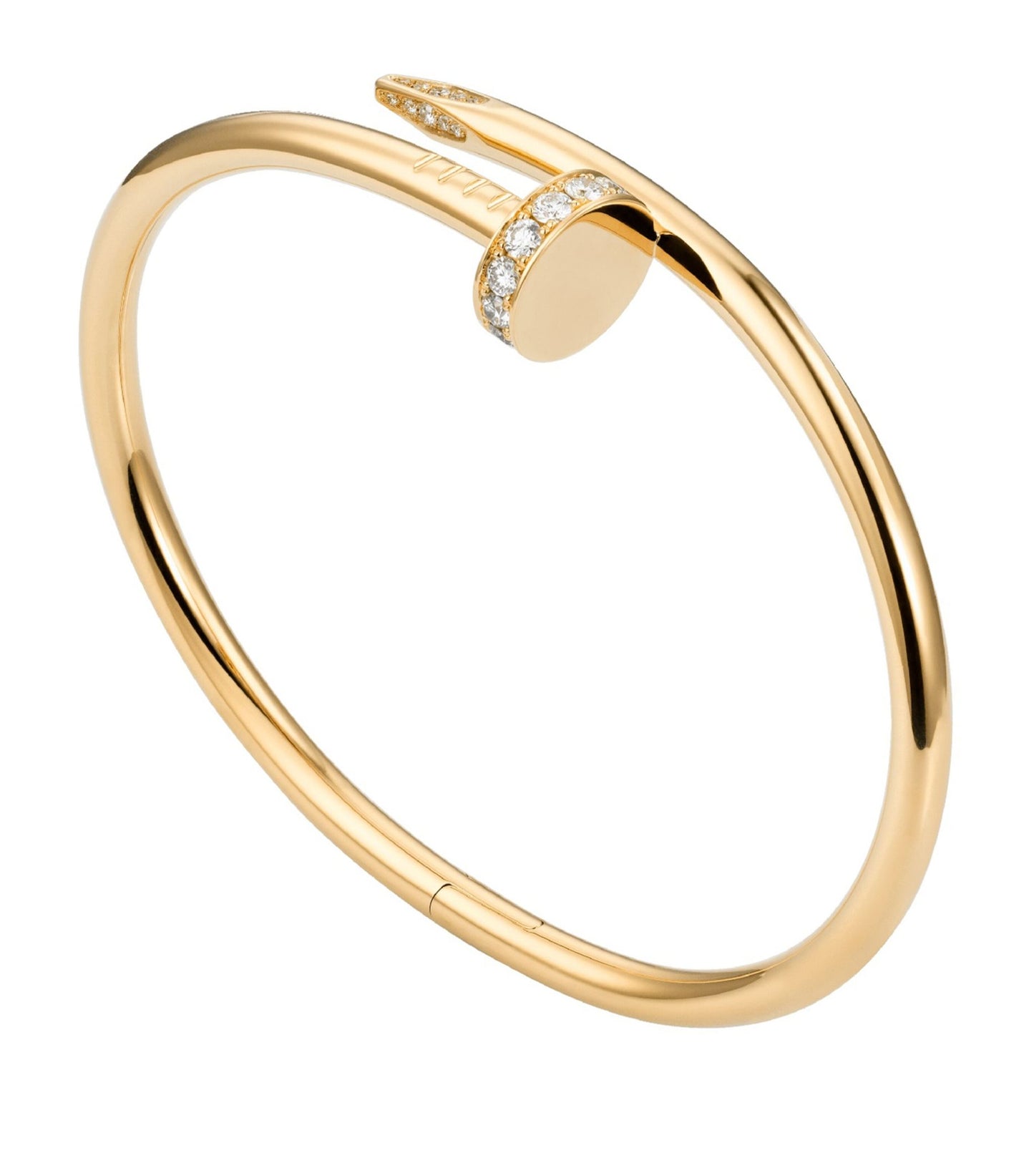 Elegant Nail Bracelet Deluxe | Gold