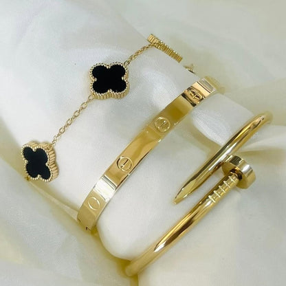 Miami Lumière Stack Ring | Black