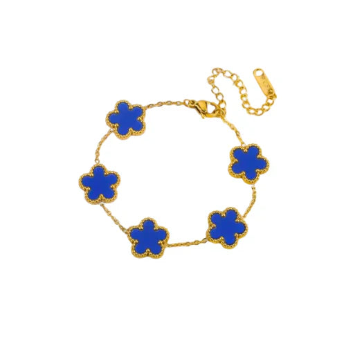 Clover Bracelet | Navy Blue